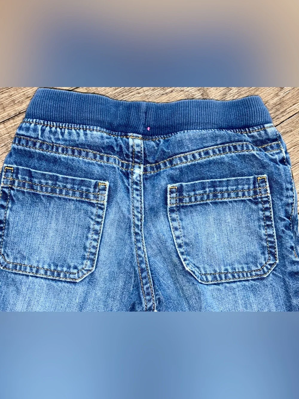 Carter's Blue Pull-On Straight Jeans